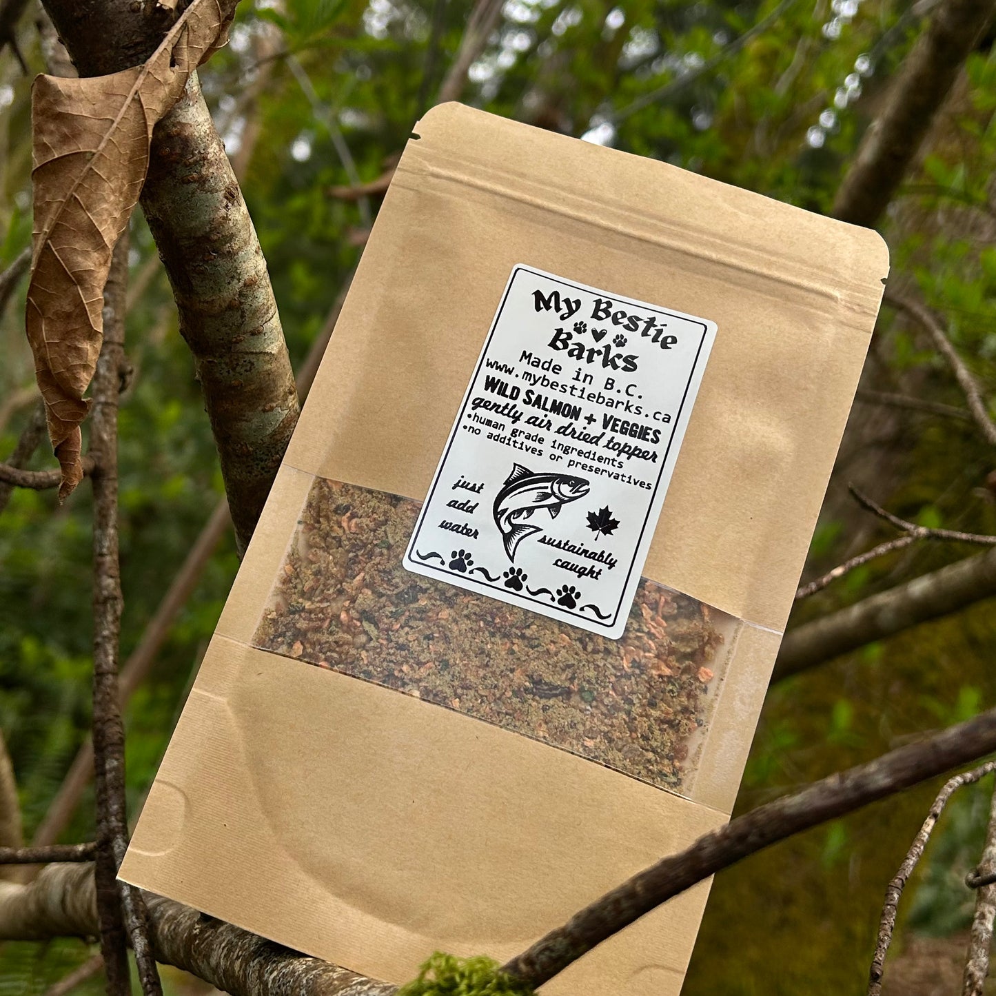 Air Dried Wild Salmon + Veggies Topper