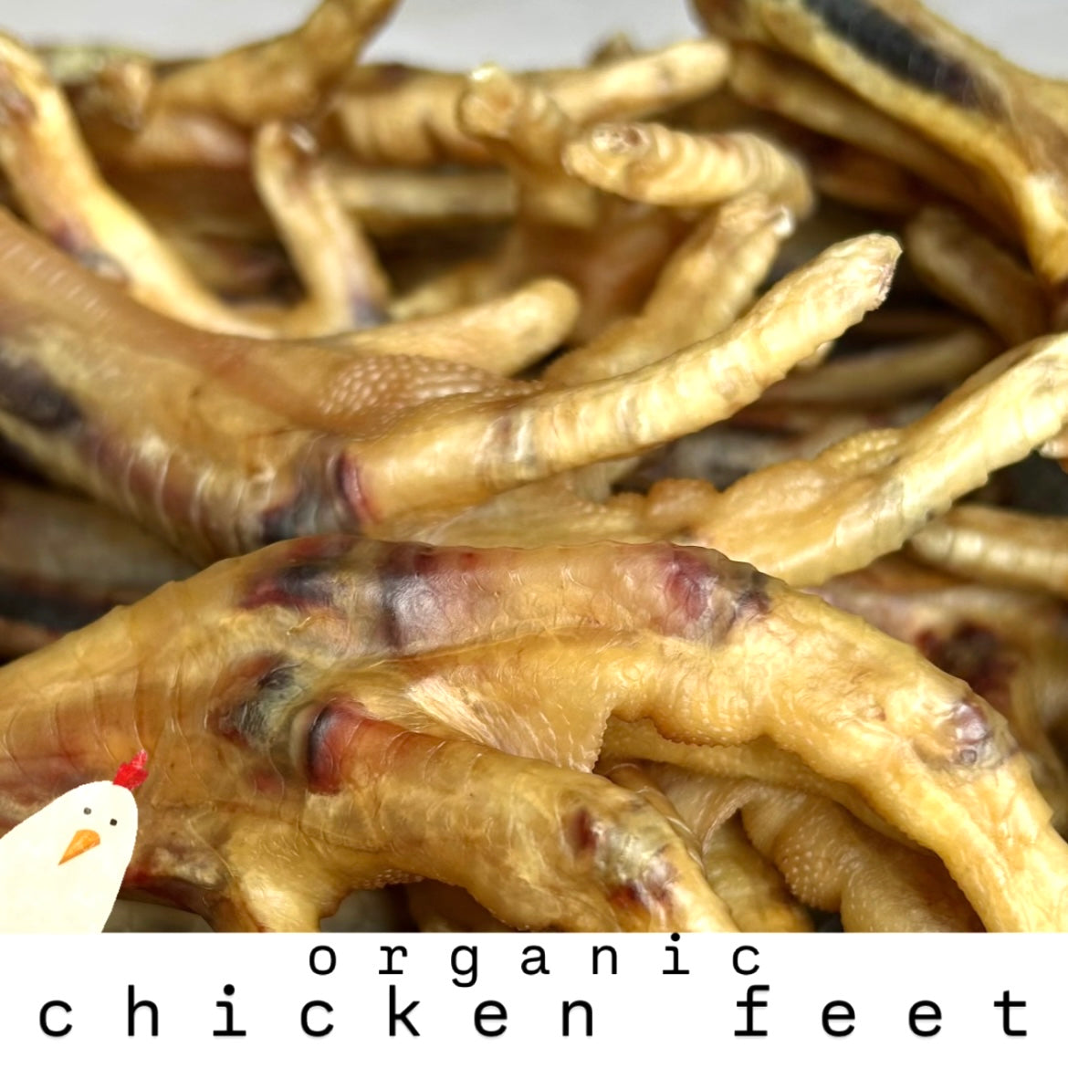 Air Dried Organic Chicken Feet Chews
