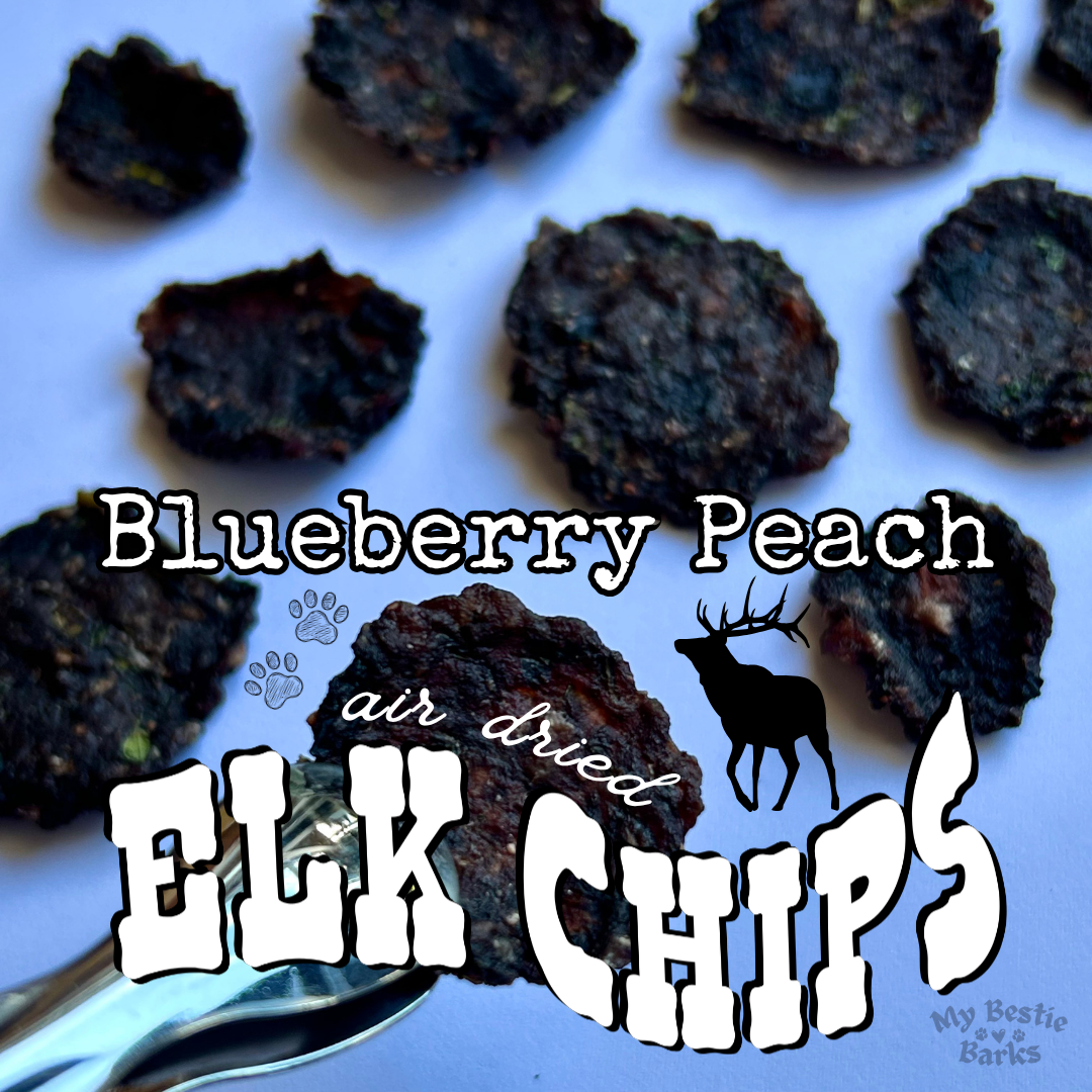 Air Dried Blueberry Peach Elk Chips