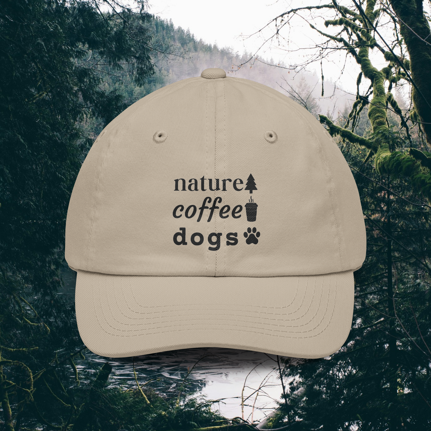 Nature Coffee Dogs Classic Dad Hat