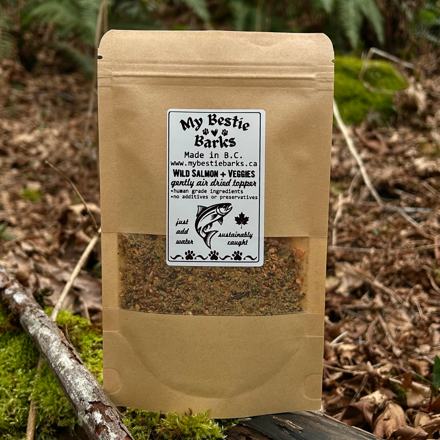 Air Dried Wild Salmon + Veggies Topper