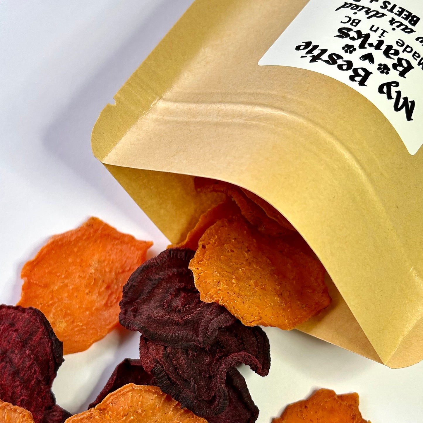 Air Dried Sweet Potatoes, Beets + Beef Broth Chips