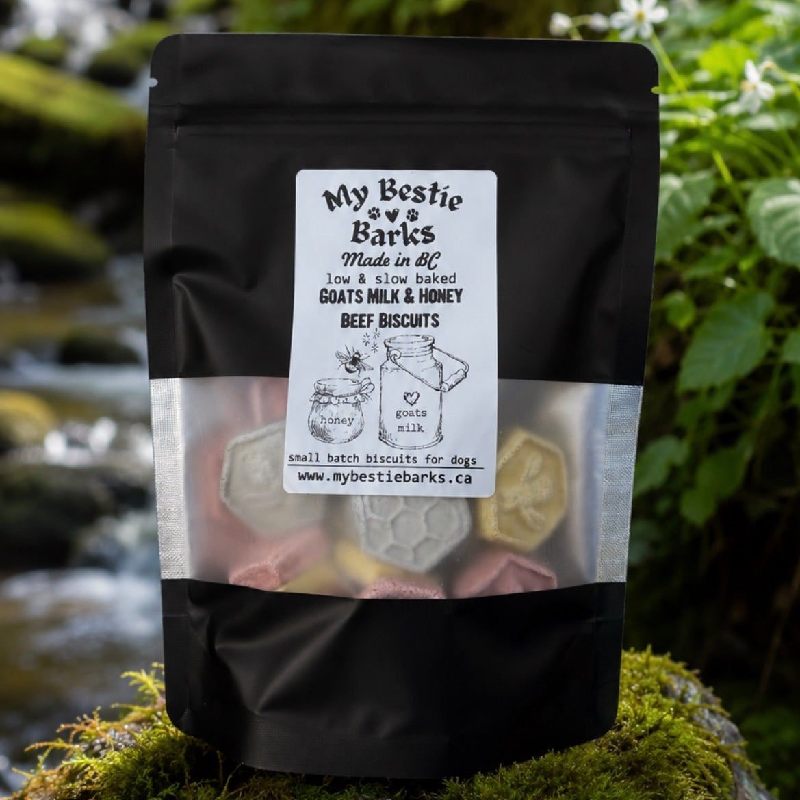 NEW - Goats Milk & Honey Beef Biscuits