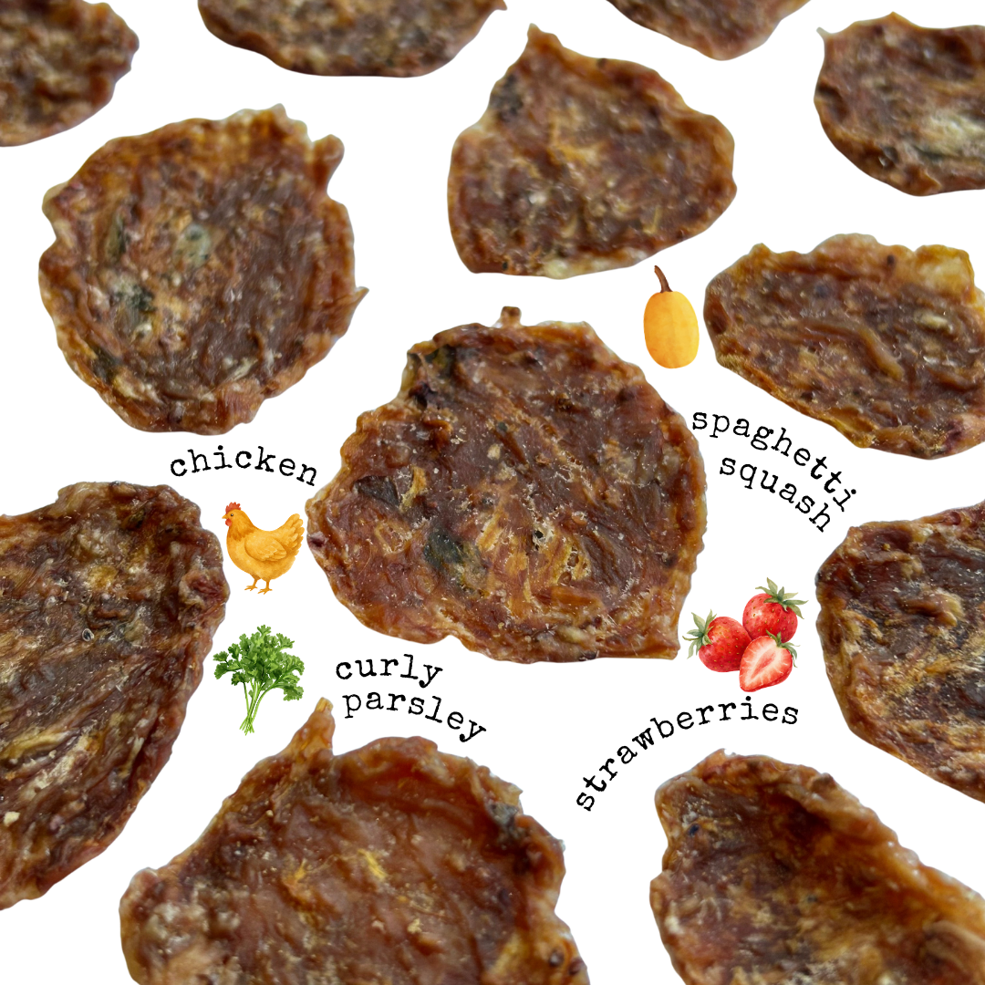 Air Dried Strawberry Squash Chicken Chips