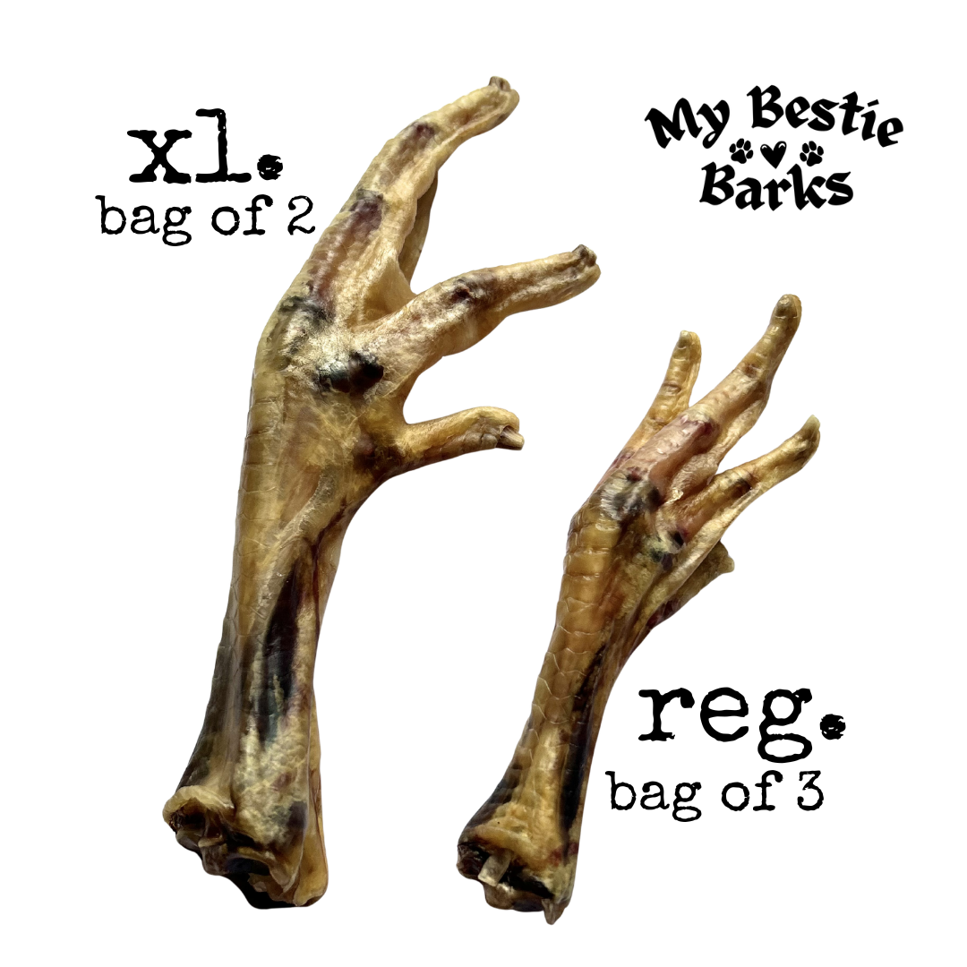 Air Dried Organic Chicken Feet Chews
